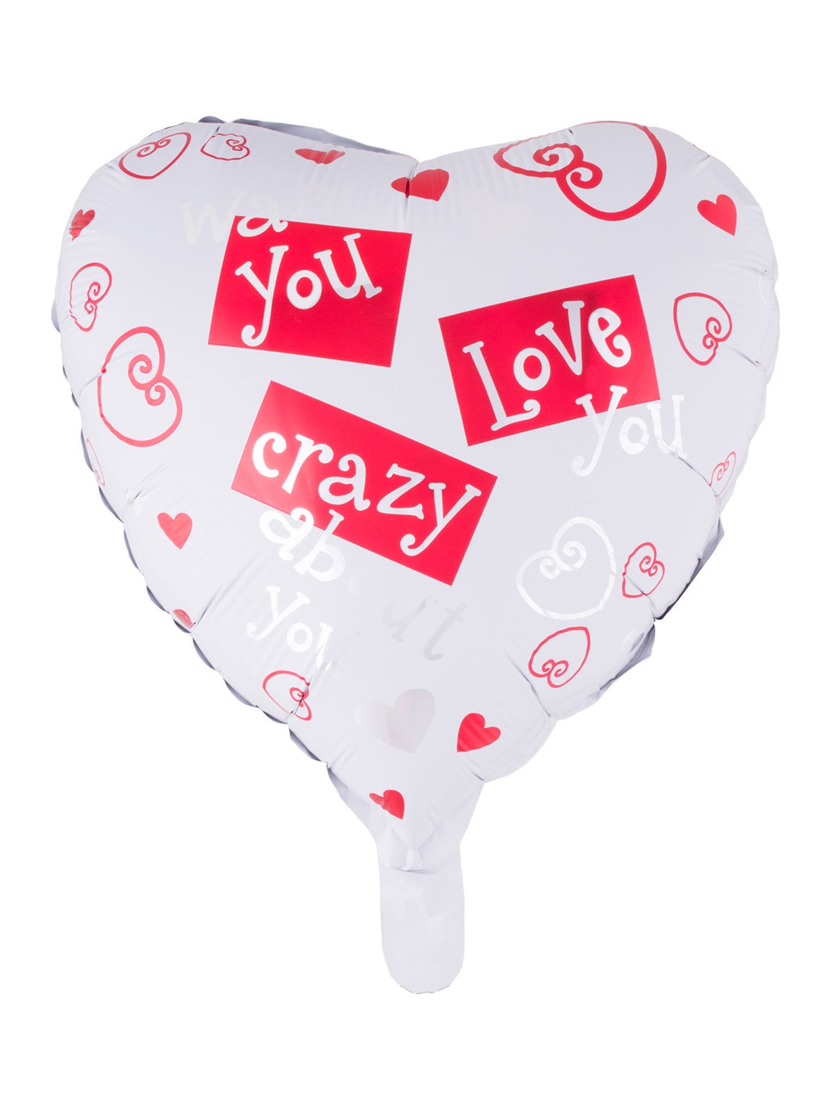 Folienballon Herz 2-seitig I Love You
