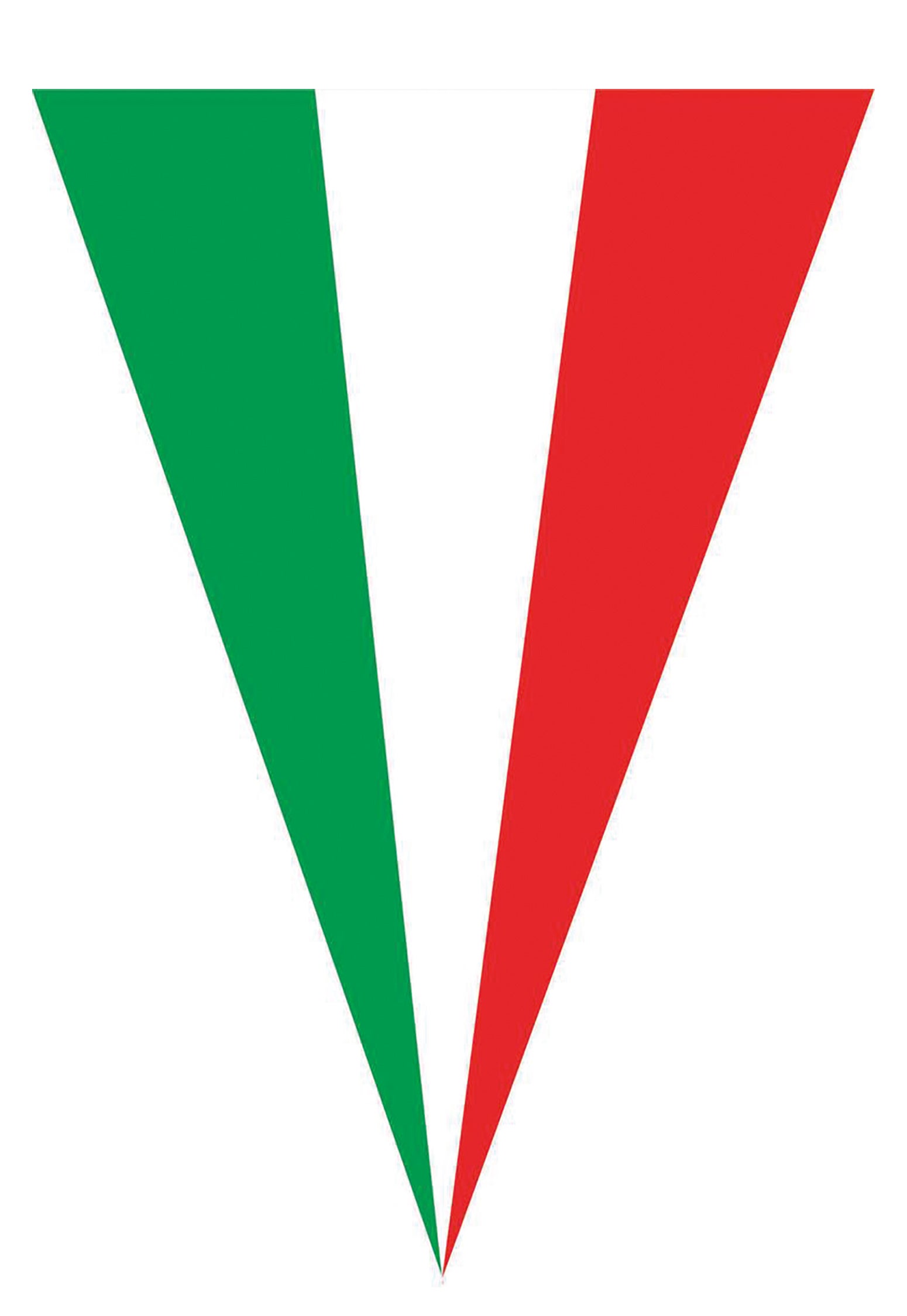 Wimpelkette Italienische Flagge 5m