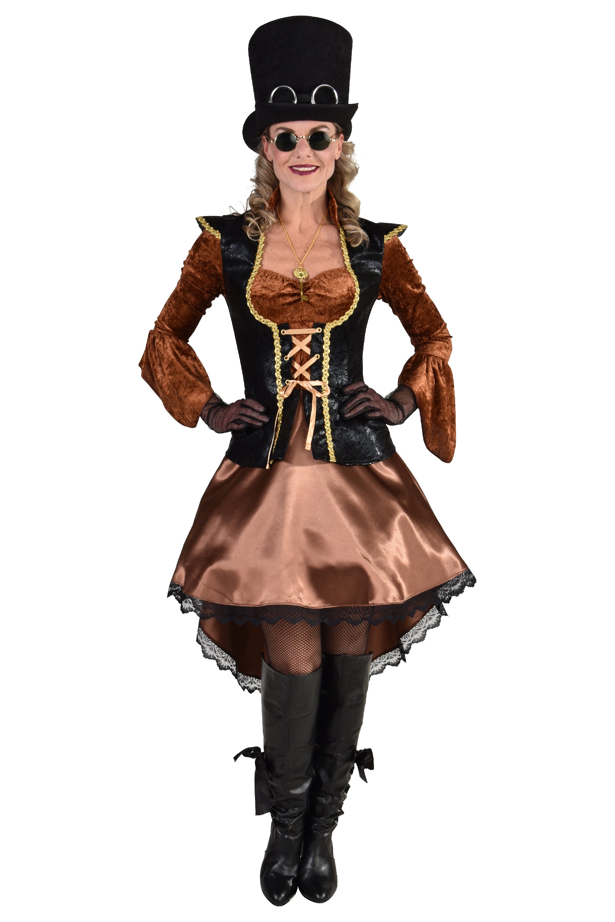 Kleid Piratin Steampunk Phila