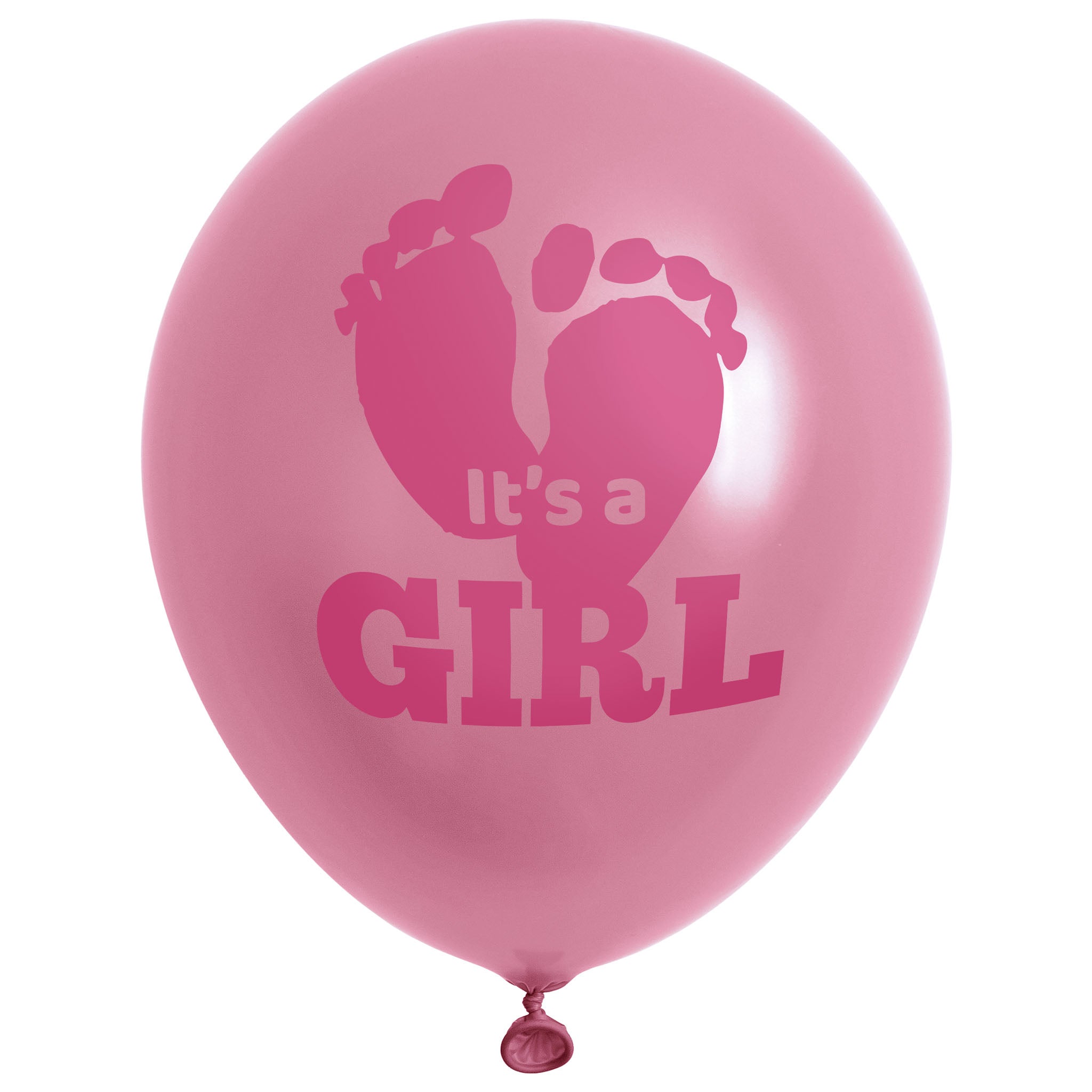 12 Luftballons Baby Girl 30cm