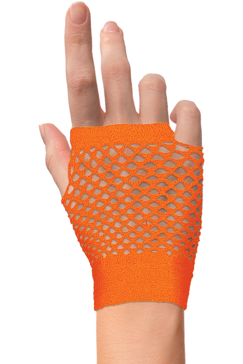 Netzhandschuhe Kurz Neonorange