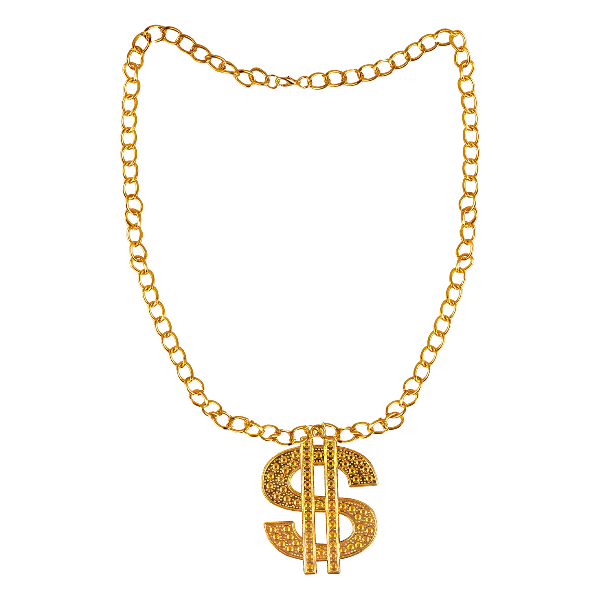 Halskette Dollarzeichen Gold