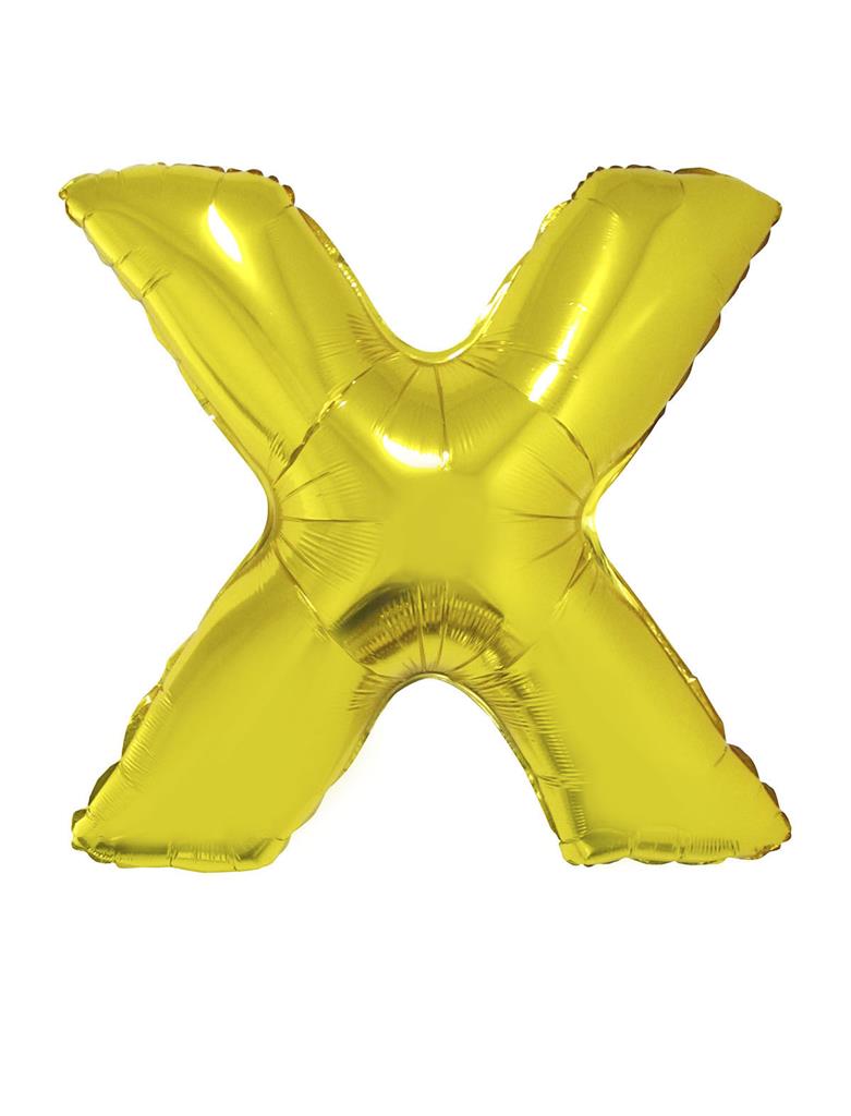 Folienballon X Gold 102cm