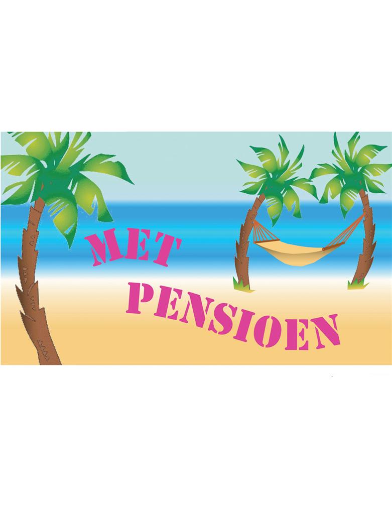 Flagge "MET PENSION"