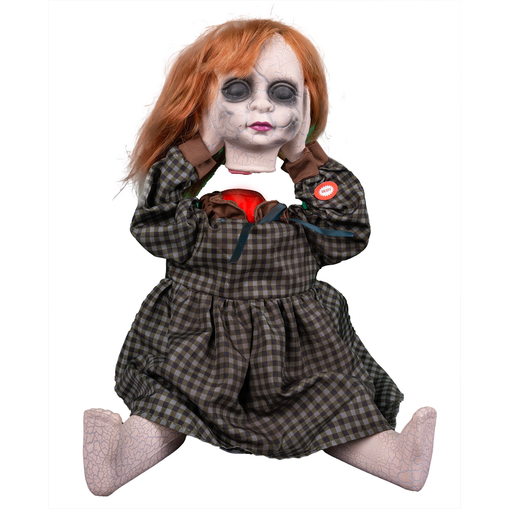 Enthauptete Horror-Puppe 27cm mit Funktion