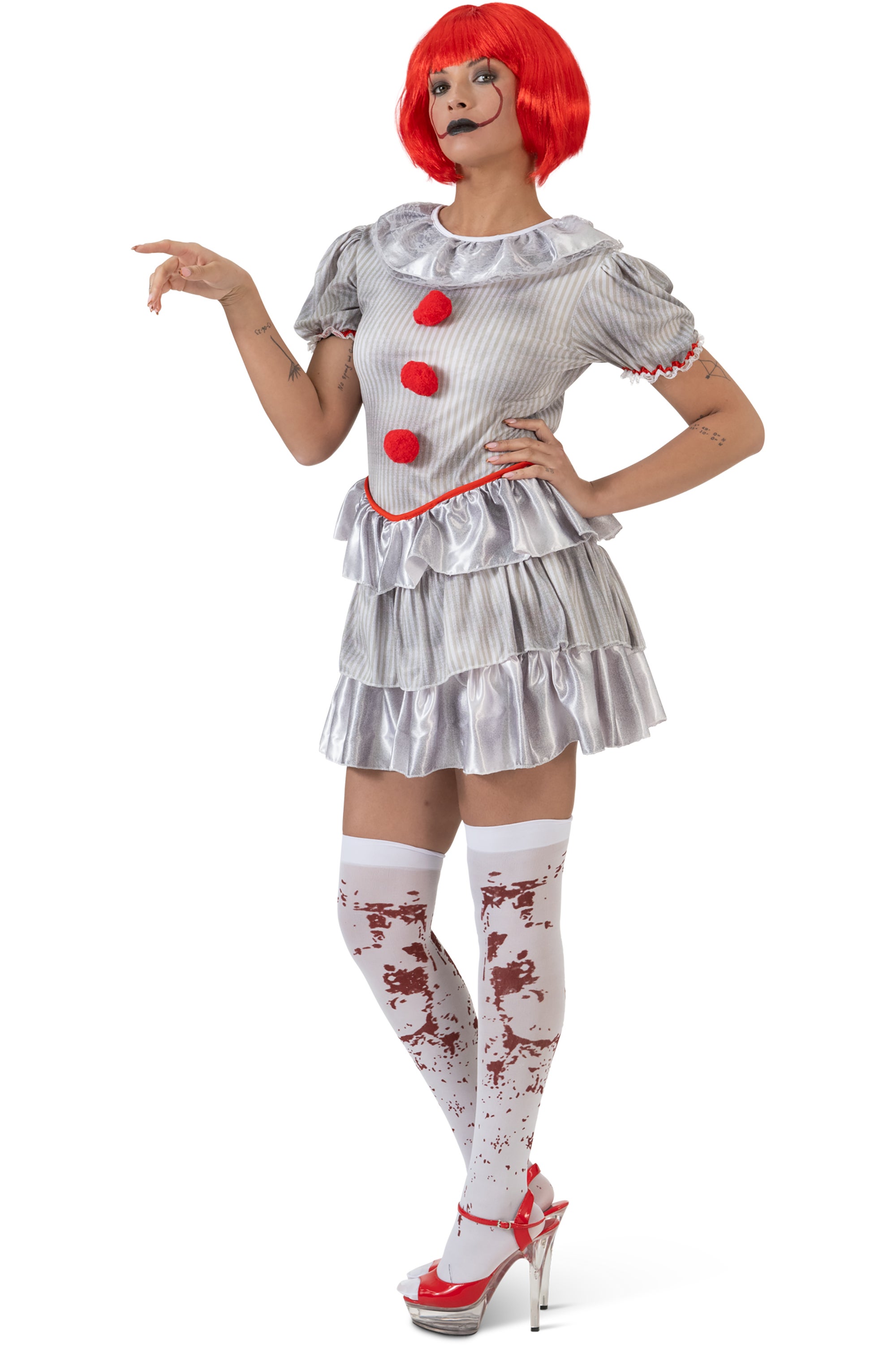 Kleid Tödlicher Horrorclown