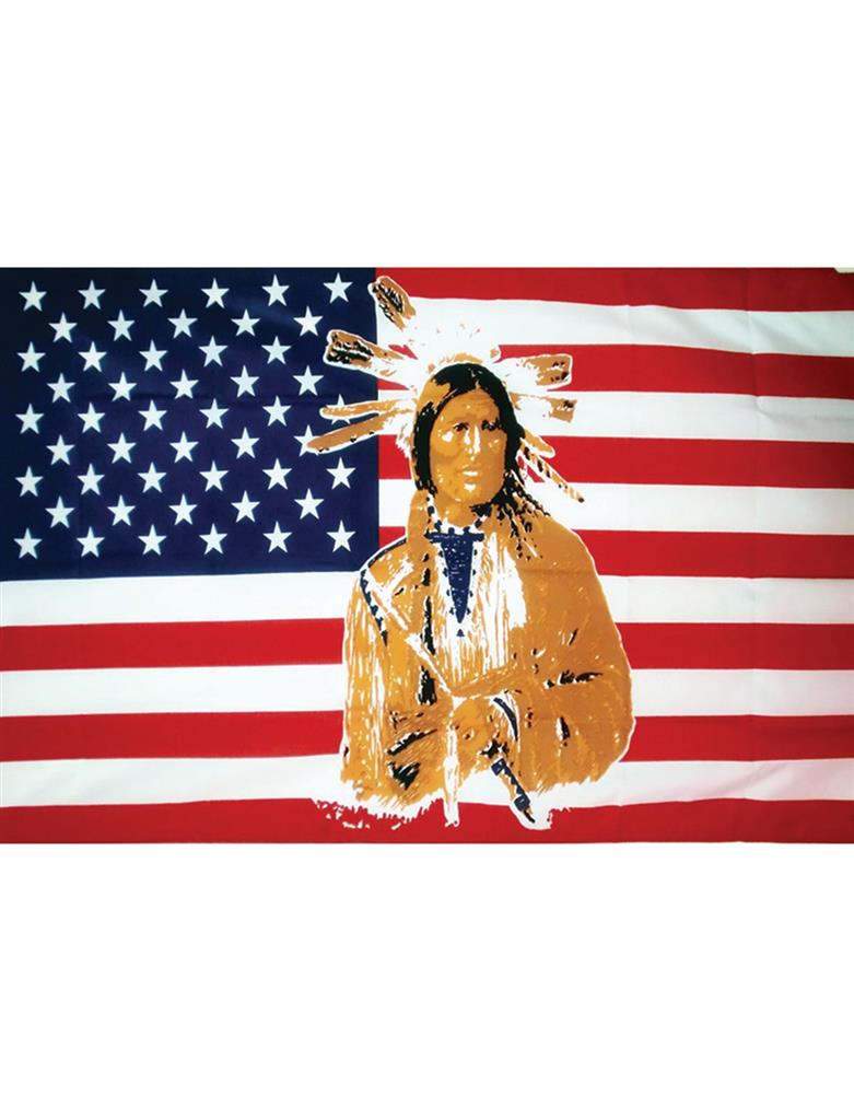 Flagge 150x90cm Native USA