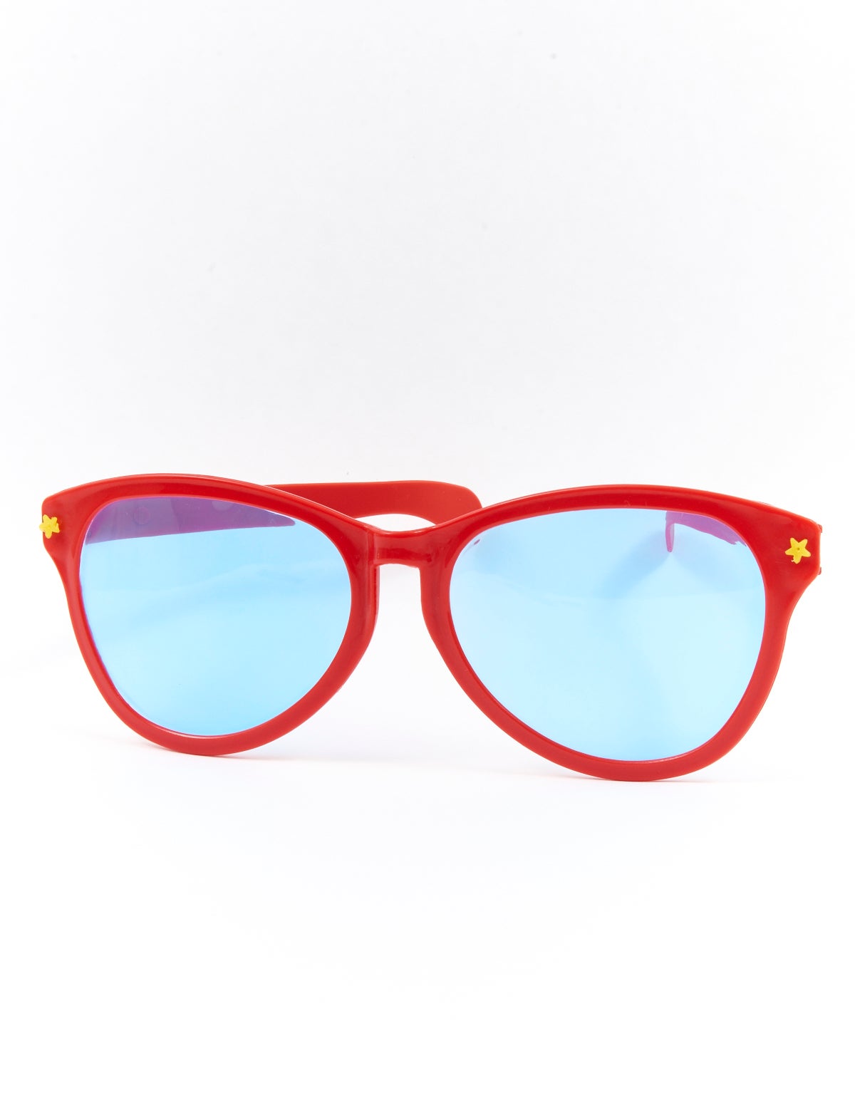 Riesenbrille rot