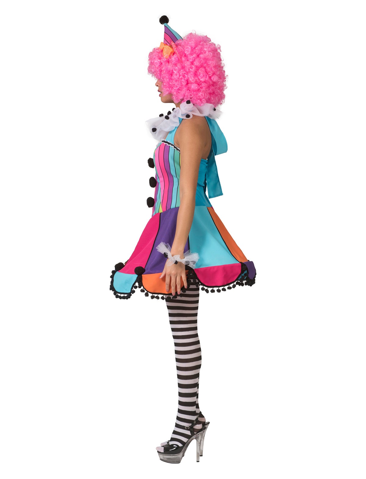 Kleid Clown Rainbow