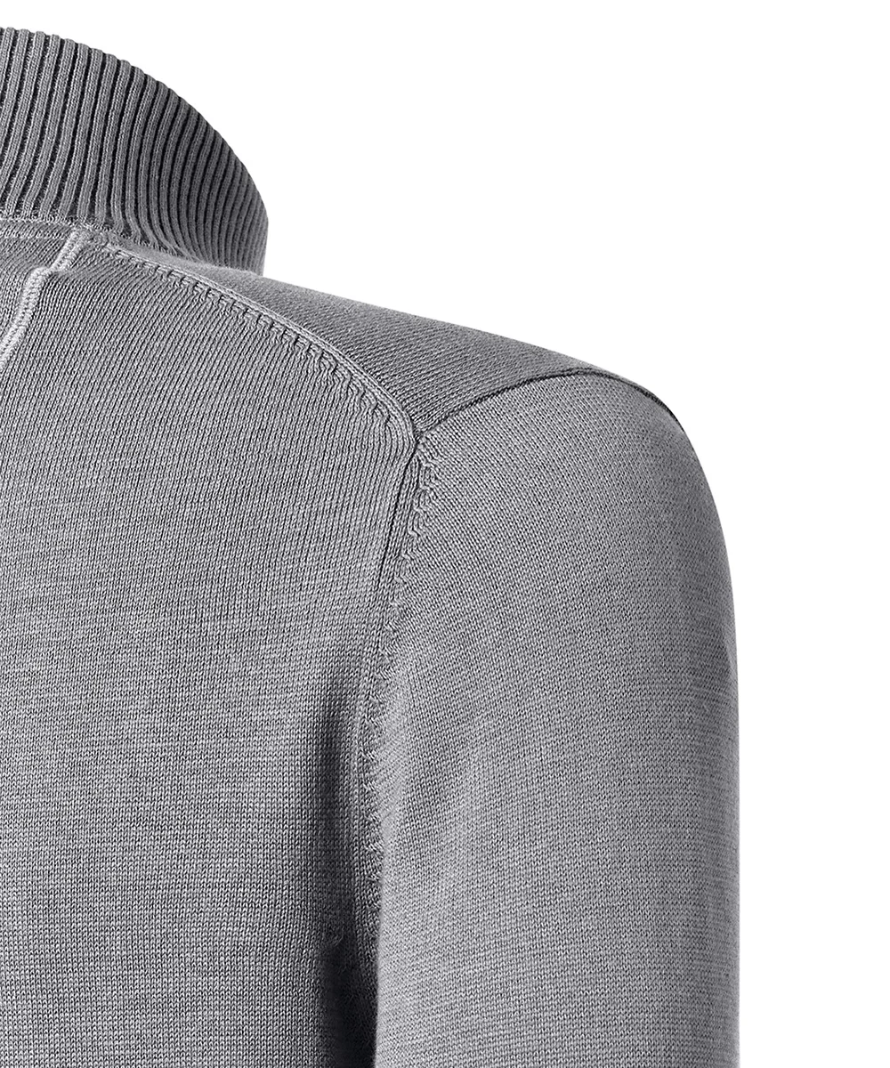 Pull en maille avec col zippé