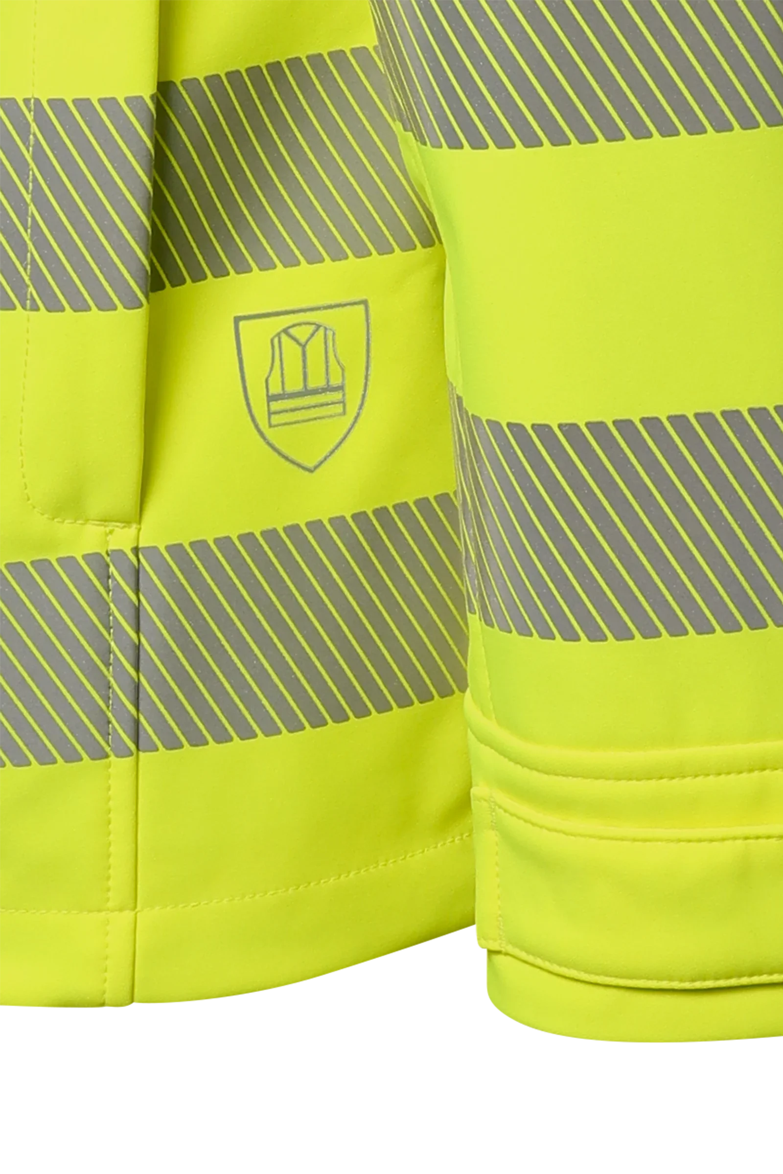 PW Hi-Vis Softshell Jacke Damen