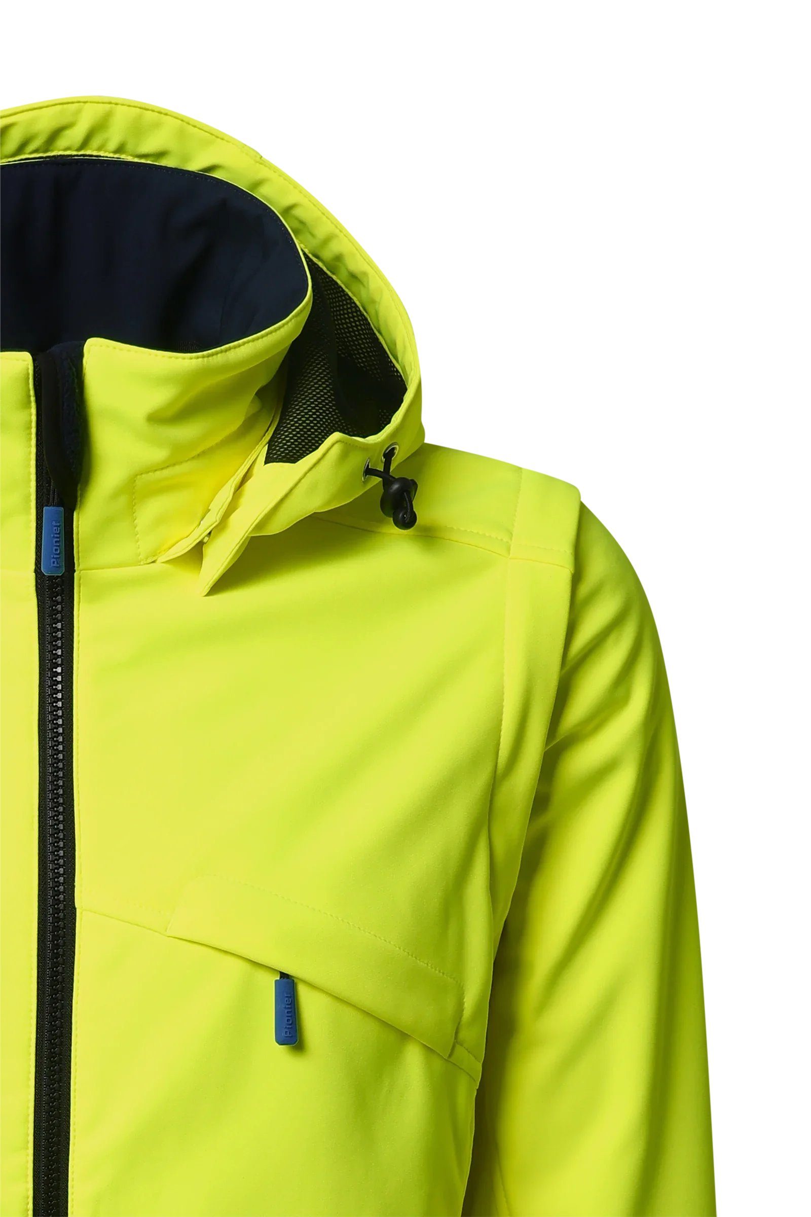 PW Hi-Vis Softshell Jacke Damen