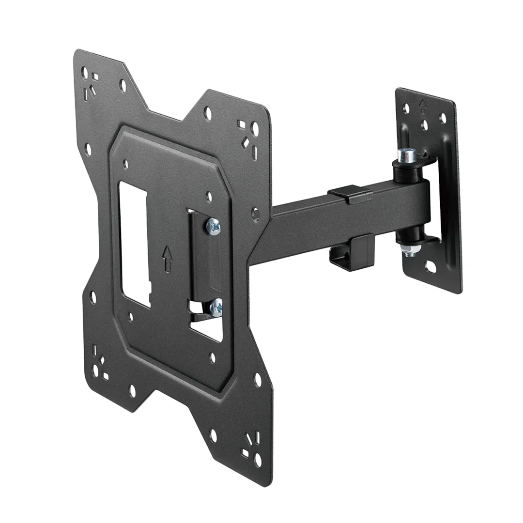 wandhalter, tv wandhalterung, monitor arm, schwarz, verstellbar