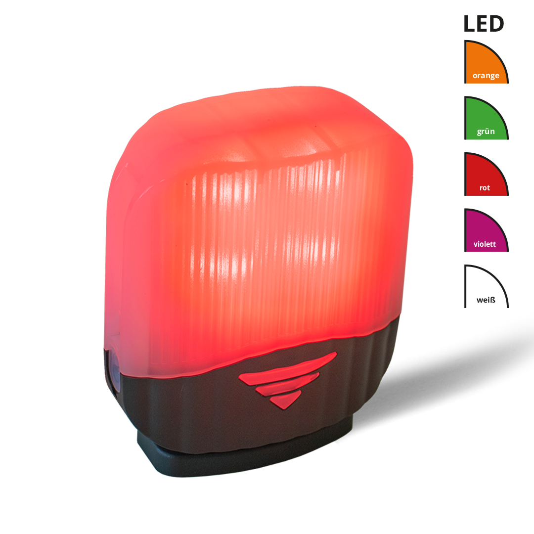 LED, Signallampe, Blinklicht, Gehäuse, Rotlicht