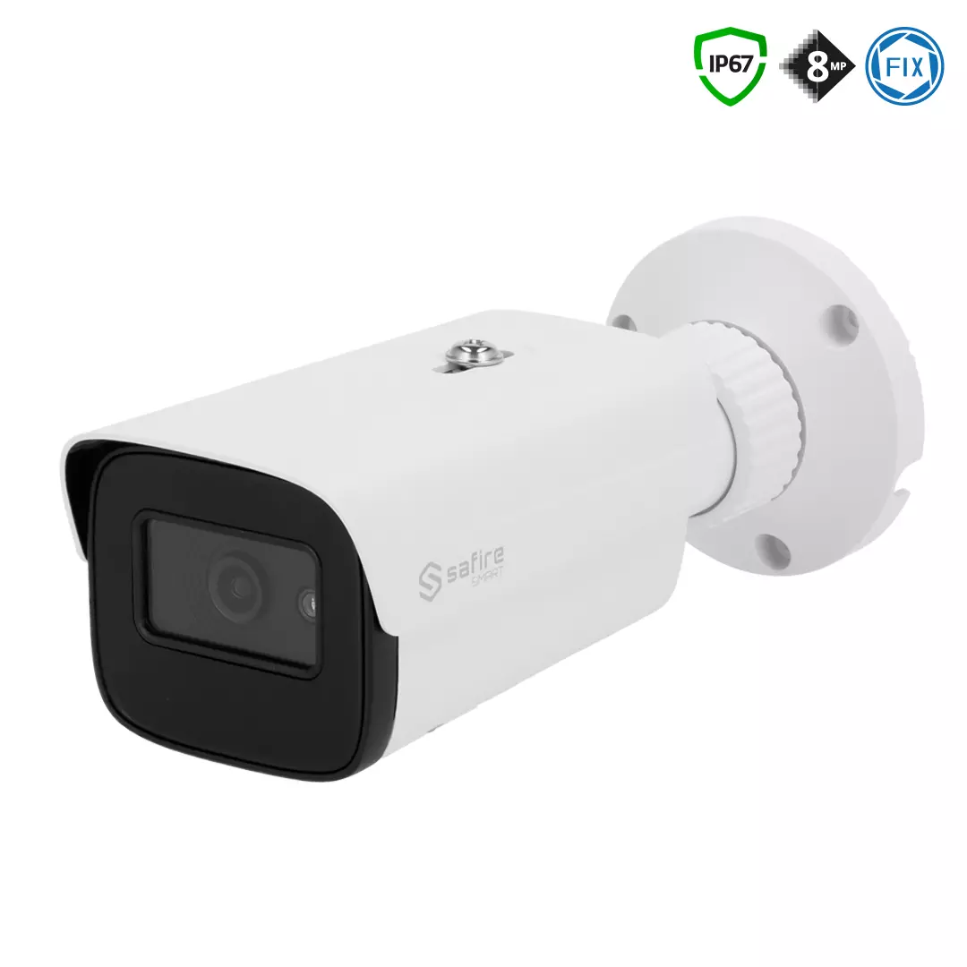 SAFIRE SMART 8MP Bullet-Kamera mit Fix-Objektiv, IP SAFIRE SMART 8MP Bullet-Kamera mit Fix-Objektiv, IP