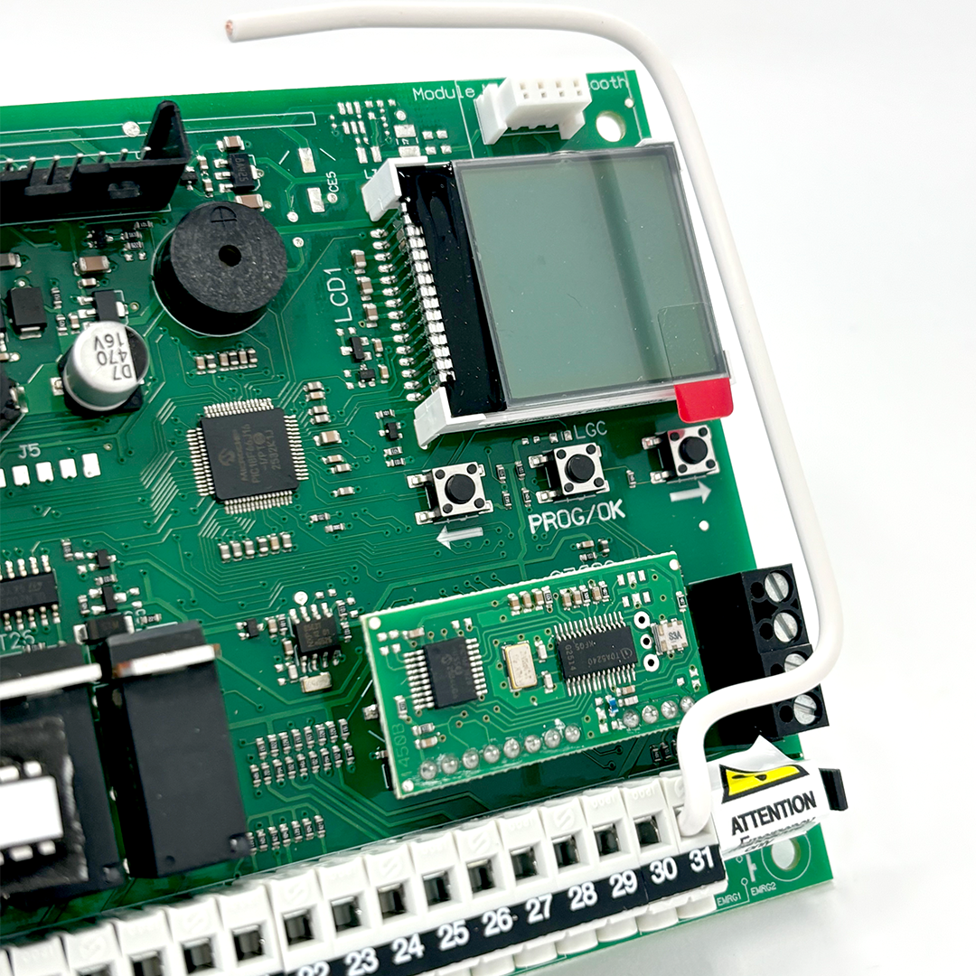 ECU, PCB, Display, Touch-Bedienung, Kabelanschluss