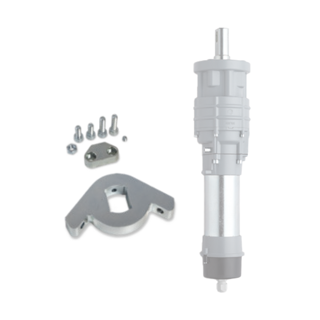 Klemmhalter, Spindel, Schraubensatz, Verbindungsteile, Werkzeugloser Adapter