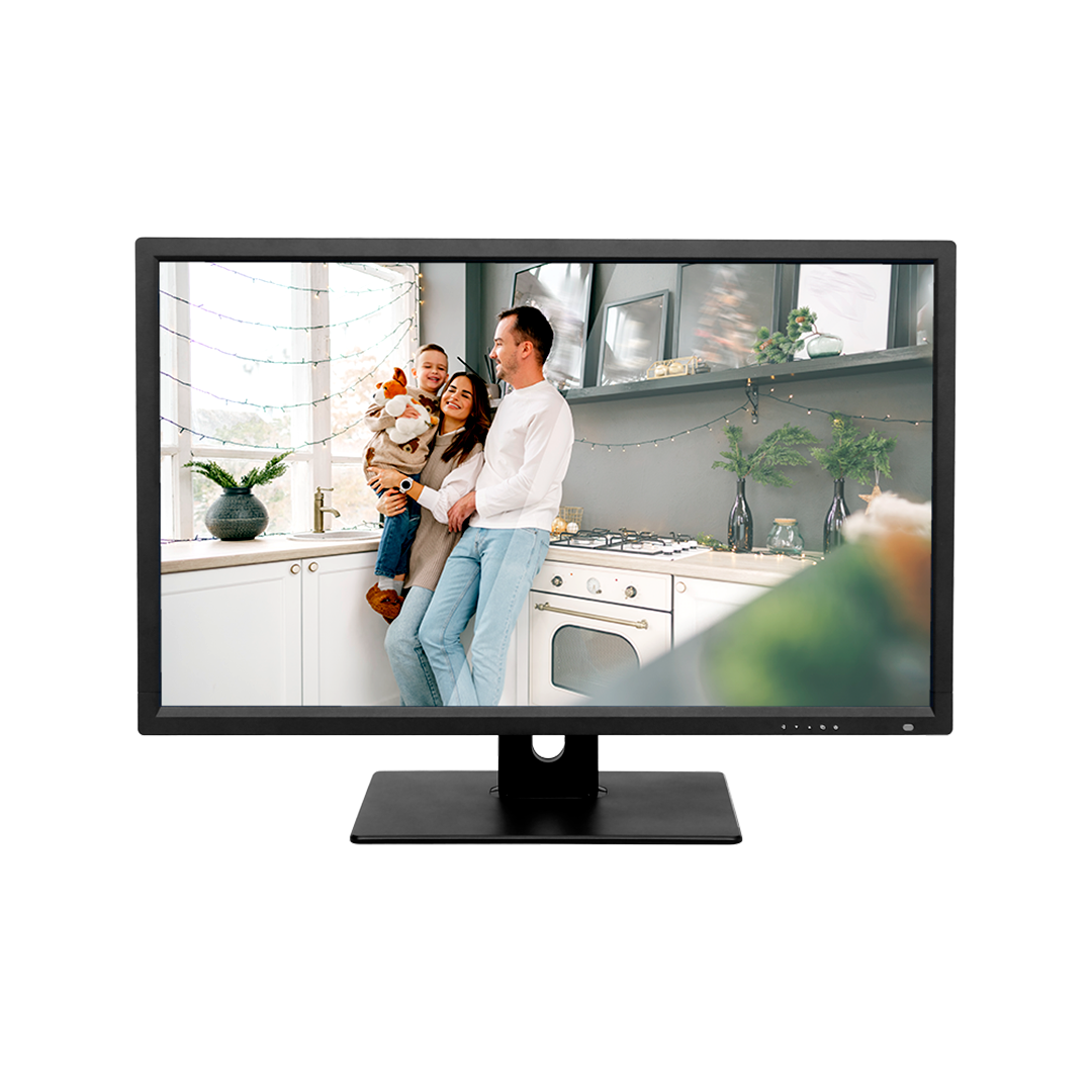 monitor, lcd, schwarz, computer monitor, küche