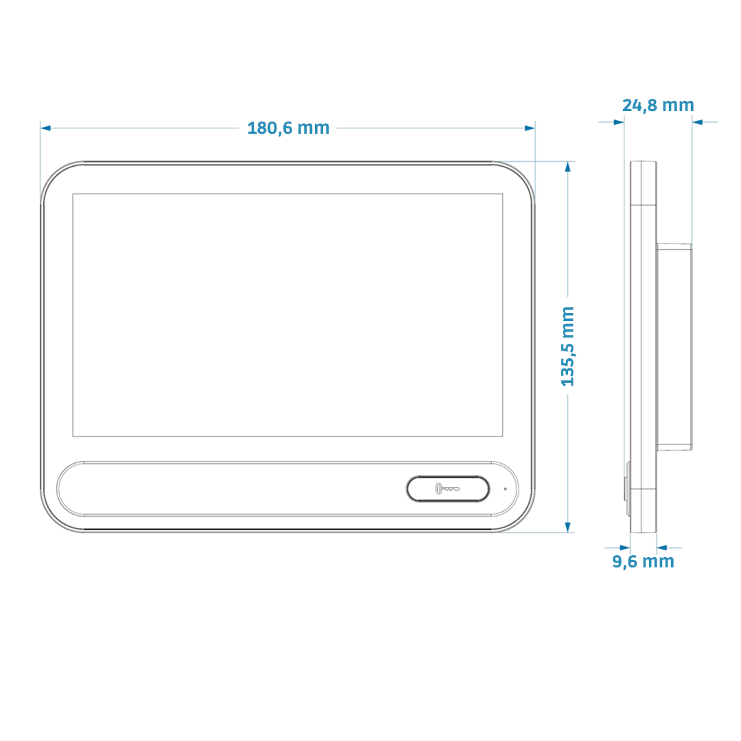 Elektronisch, Display, Touchscreen, Kompakt, Gehäuse