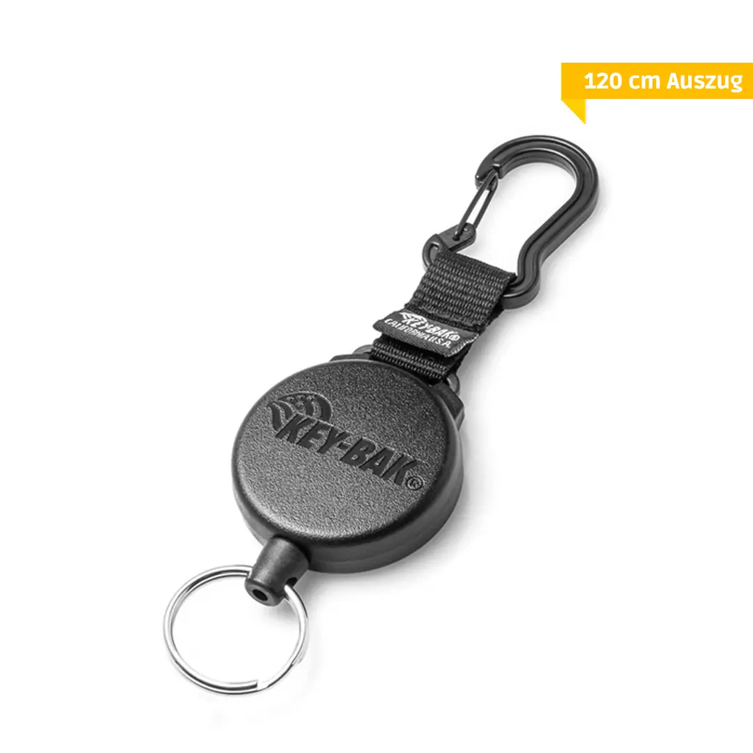 KEY-BAK Schlüsselrolle Securit Heavy Duty mit Karabiner, 120cm KEY-BAK Schlüsselrolle Securit Heavy Duty mit Karabiner, 120cm