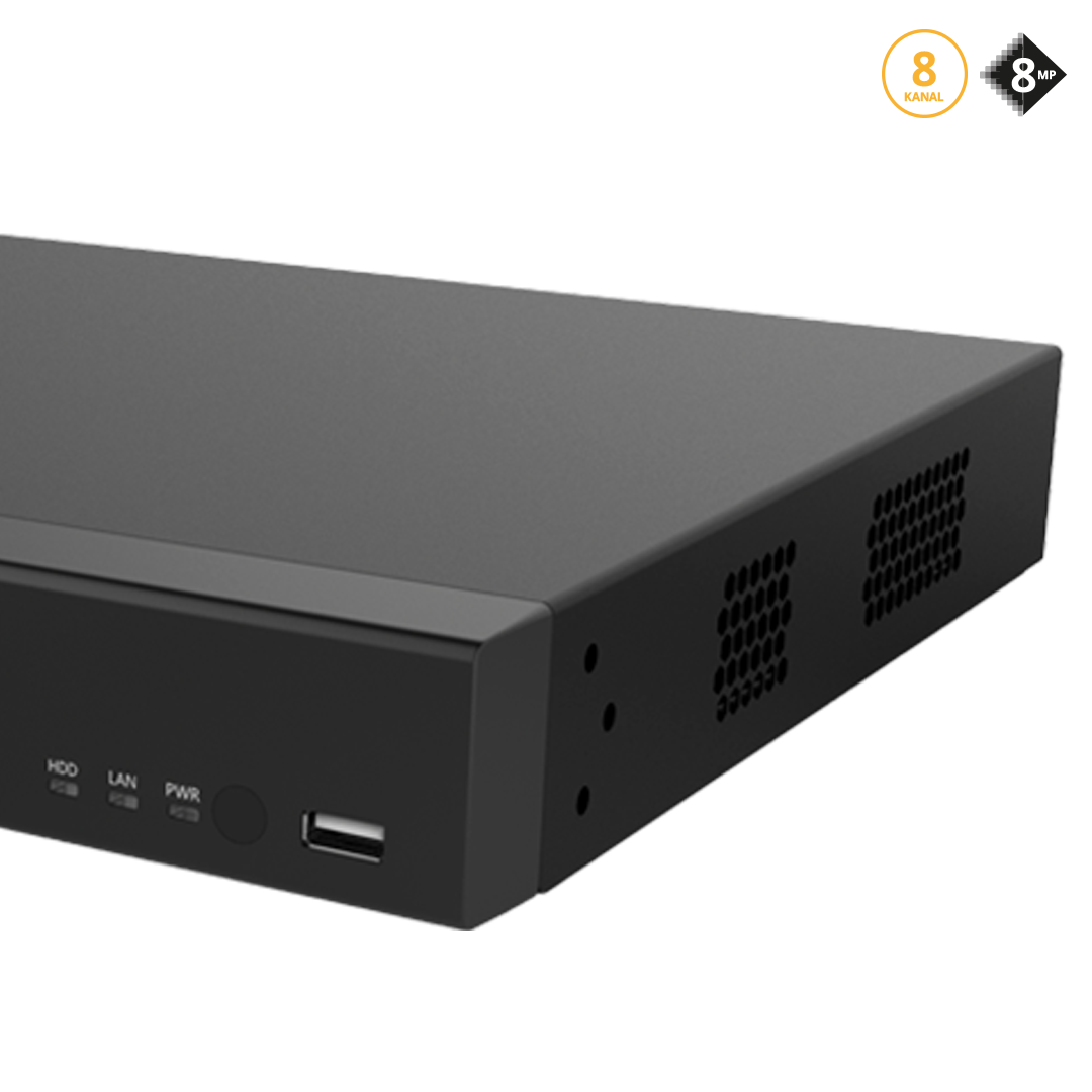 Netzwerk-Recorder, Desktop-Server, HDD-gehäuse, LAN, USB-Port