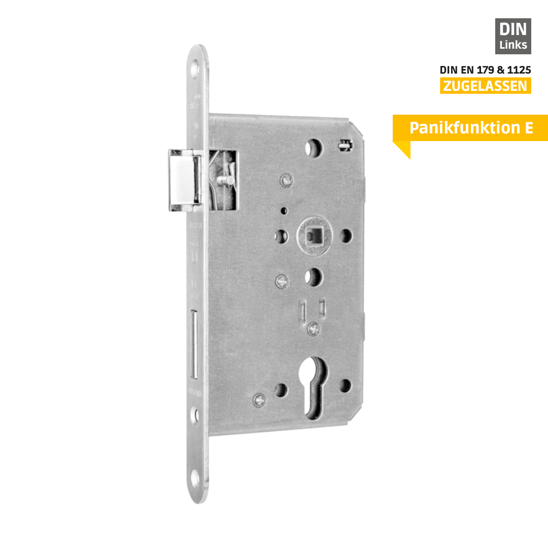 BMH FH-Panik-Einsteckschloss 1013, Panik E, F24x235/65/72/9 Links