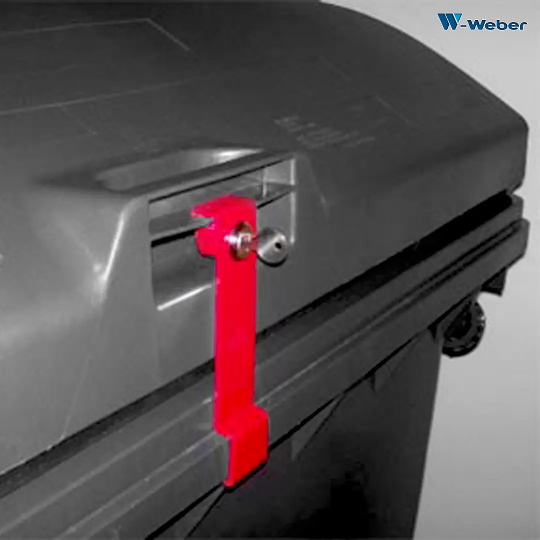C.T.S. Müllcontainerverschluss Weber Deckel im Deckel (1100 l), verschiedenschließend