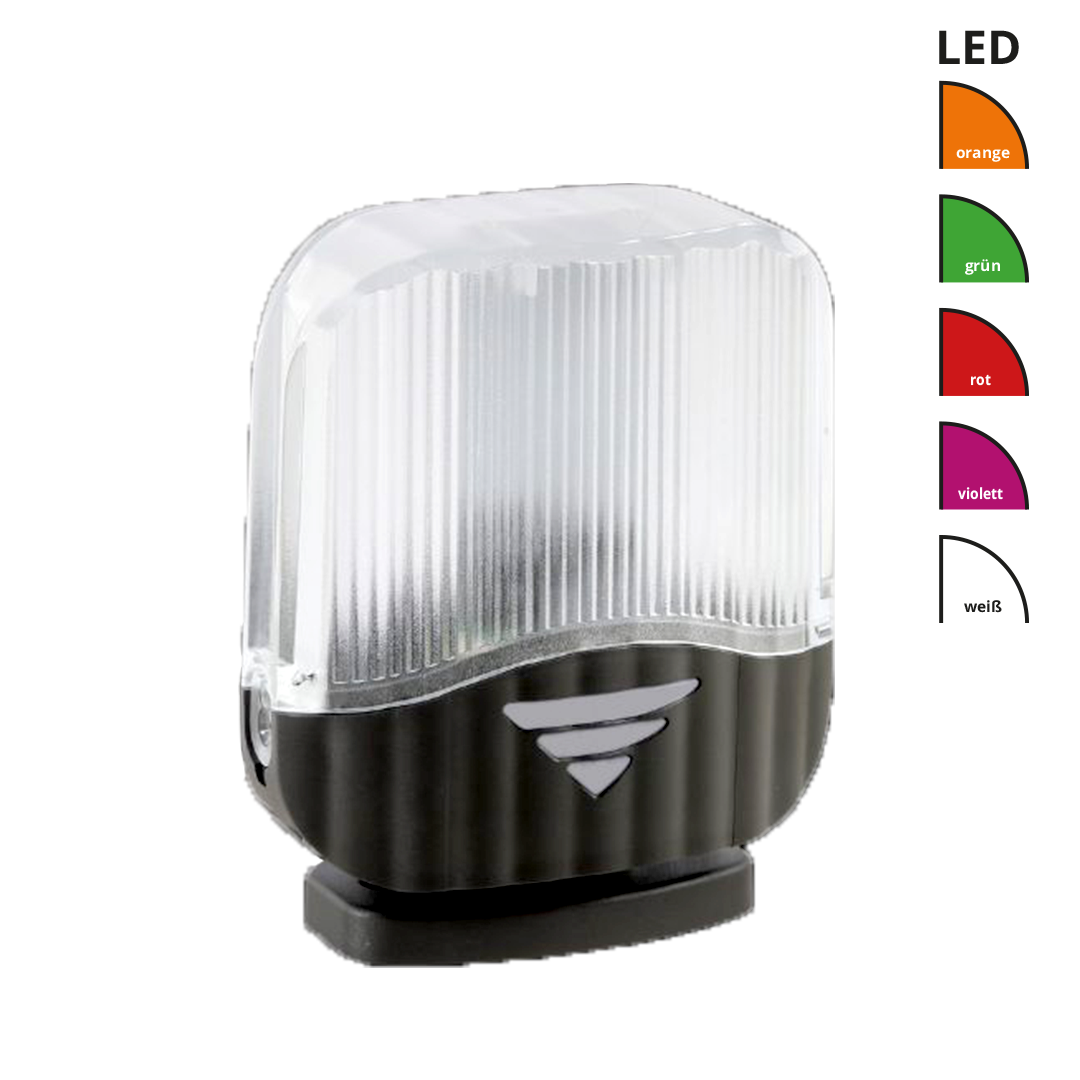 LED-Licht, Blitzlicht, Rundlicht, Straßenleuchte, Gehäuse