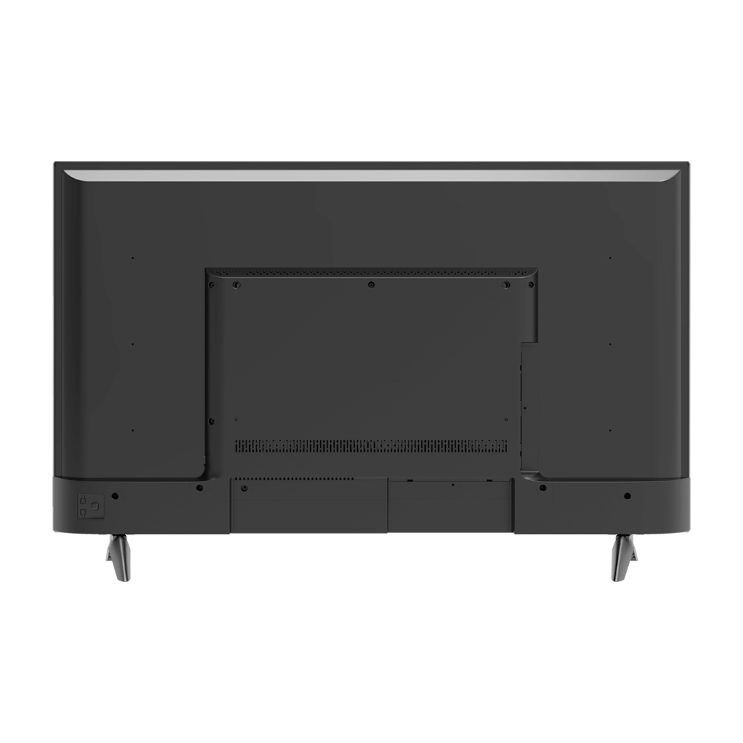 TV, LED, Schwarz, Rückseite, Standfüße