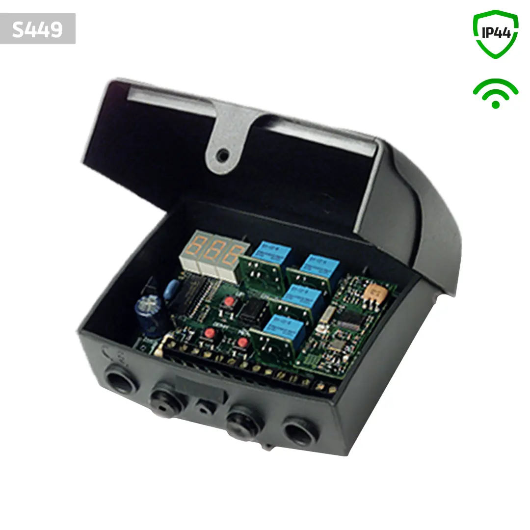 CARDIN 4-Kanal Funk-Außenempfänger mit Display S449 CARDIN 4-Kanal Funk-Außenempfänger mit Display S449