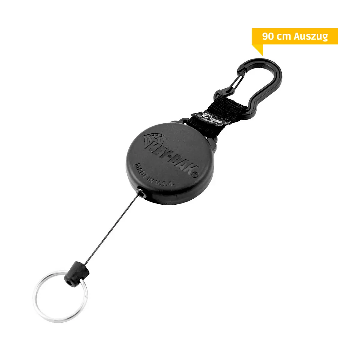 KEY-BAK Schlüsselrolle Securit Super Duty mit Karabiner, 90cm