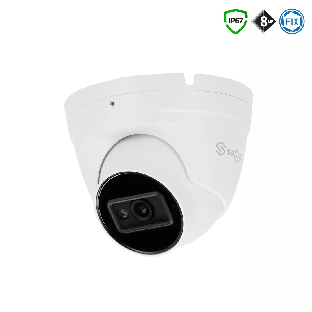 SAFIRE SMART 8MP Turret-Kamera mit Fix-Objektiv, IP SAFIRE SMART 8MP Turret-Kamera mit Fix-Objektiv, IP