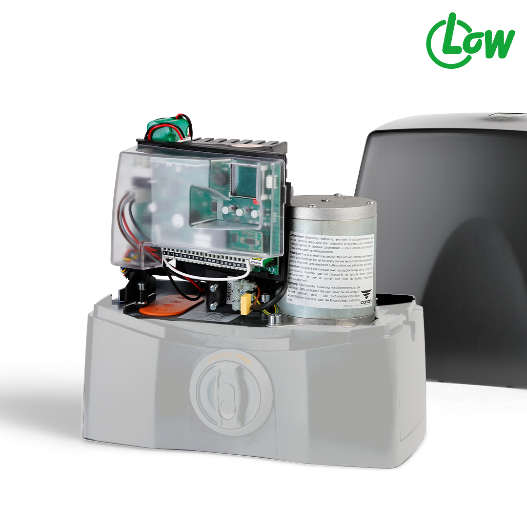 Gasdruckdynamik, Garage Torantrieb, Antriebseinheit, Elektromotor, Halterung