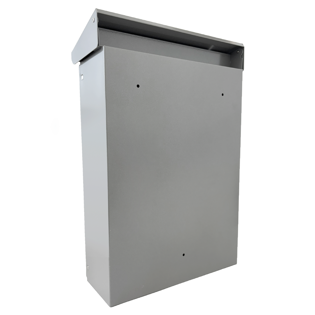 JU Einzelbriefkasten 03-116, graualuminium
