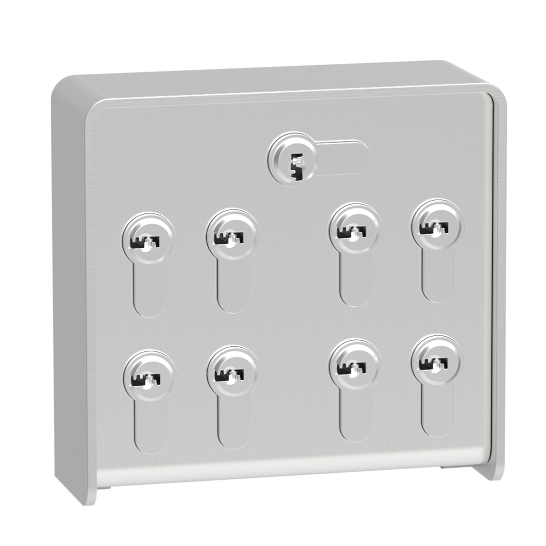 Schlüsselschrank, Verschlussplatte, Wand-Safe, Metall-Schrank, Schließbar