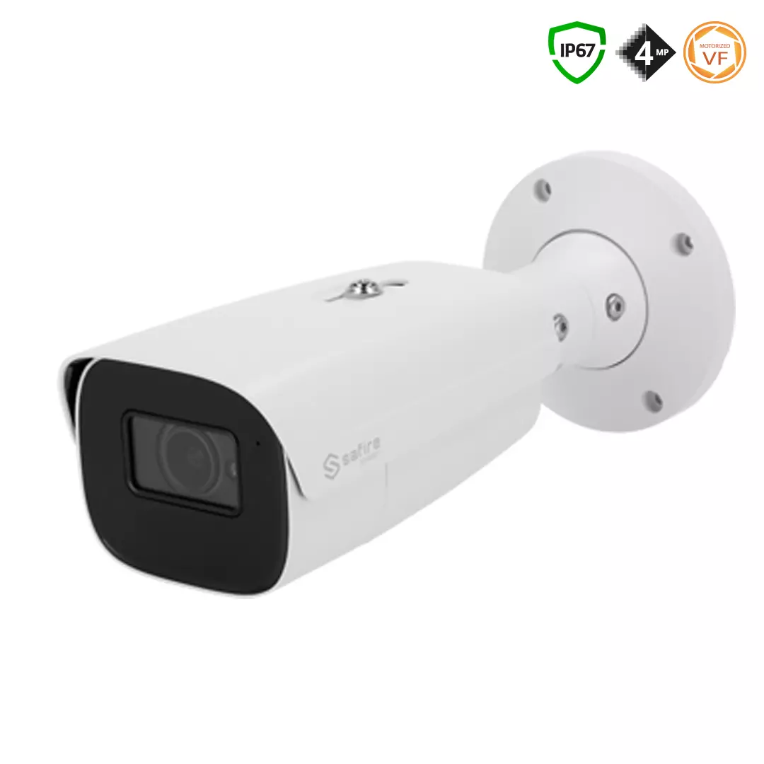 SAFIRE SMART 4MP Bullet-Kamera mit Motorzoom-Objektiv, IP SAFIRE SMART 4MP Bullet-Kamera mit Motorzoom-Objektiv, IP