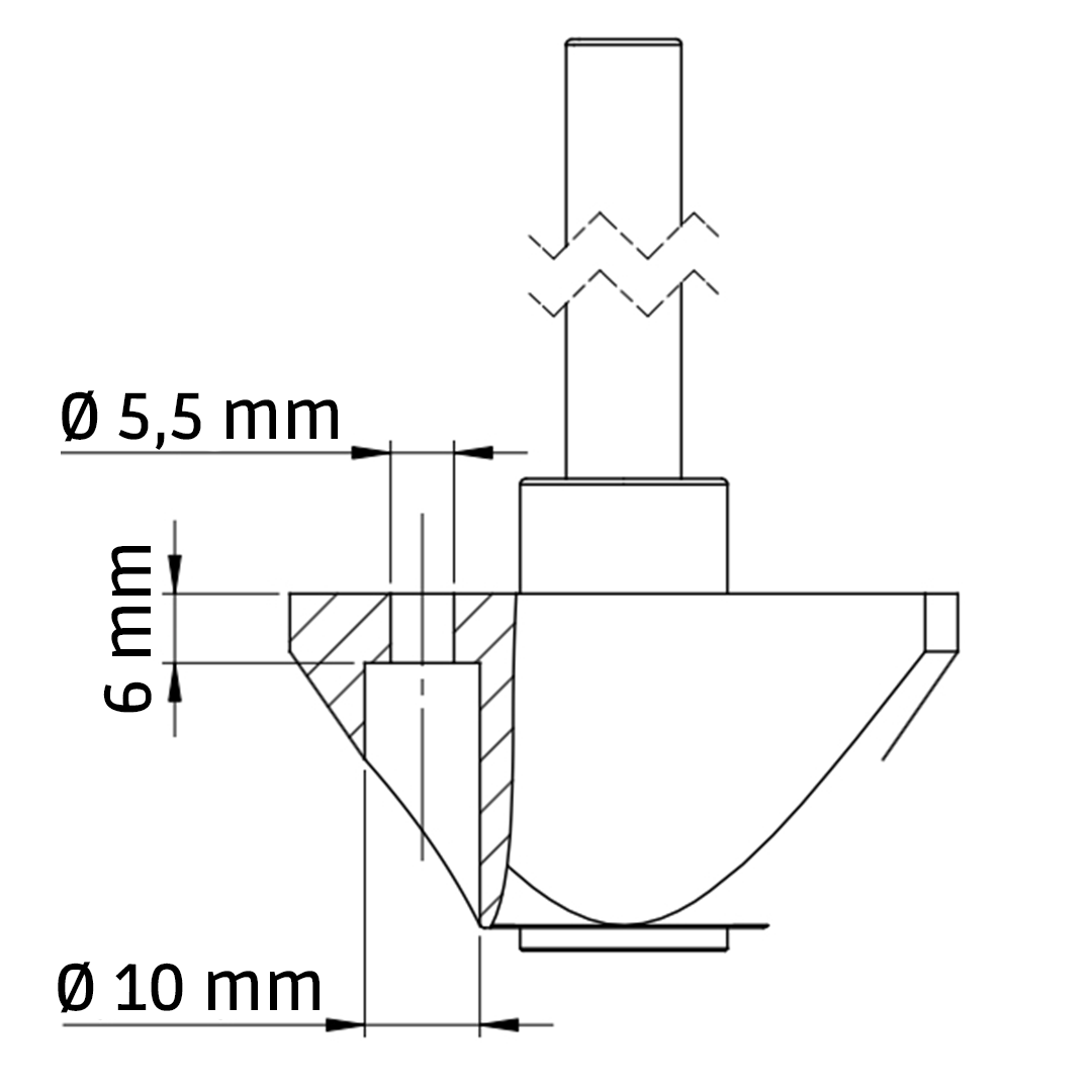 elektrisches-bauteil, stecker, stift, schraubanordnung, technische-zeichnung