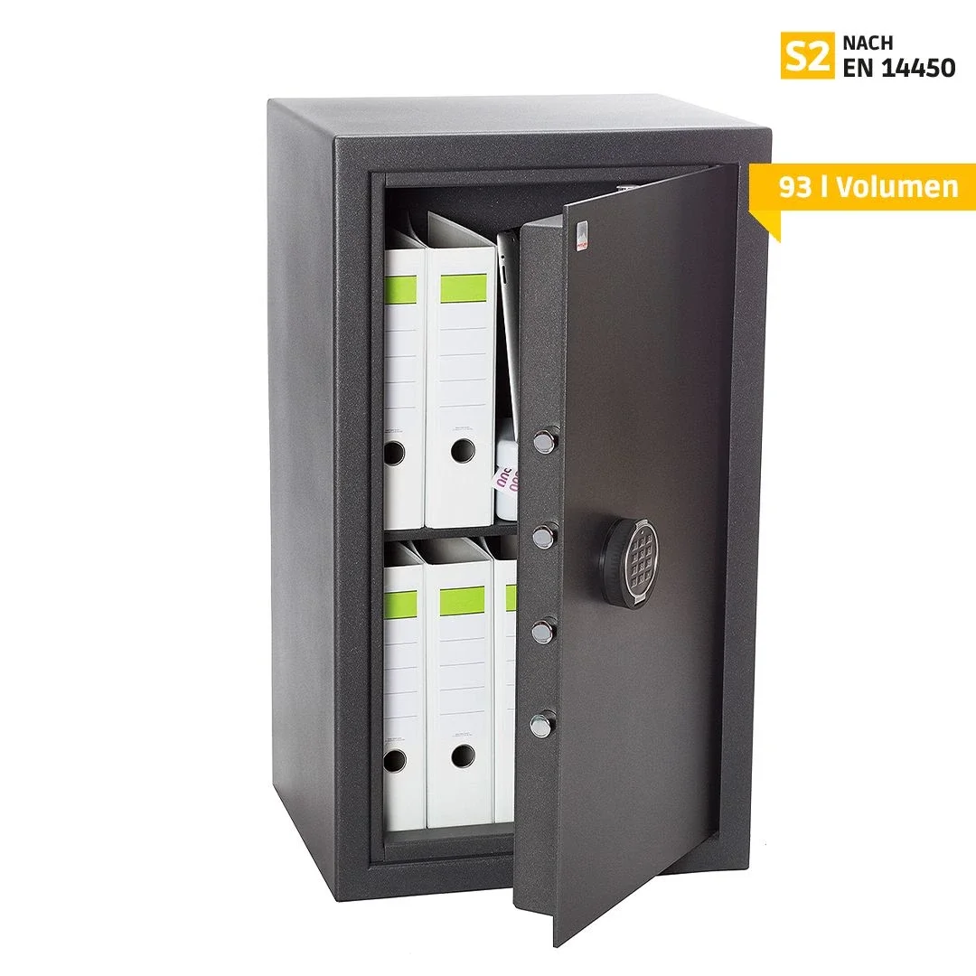grauer Möbeltresor TAS 26 mit Elektronikschloss