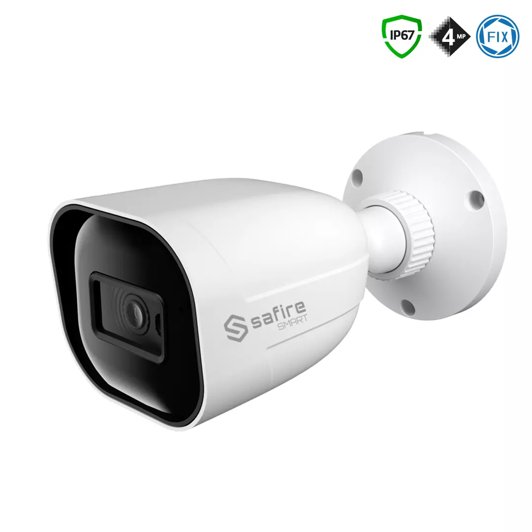 SAFIRE SMART 4MP Bullet-Kamera mit Fix-Objektiv, IP SAFIRE SMART 4MP Bullet-Kamera mit Fix-Objektiv, IP