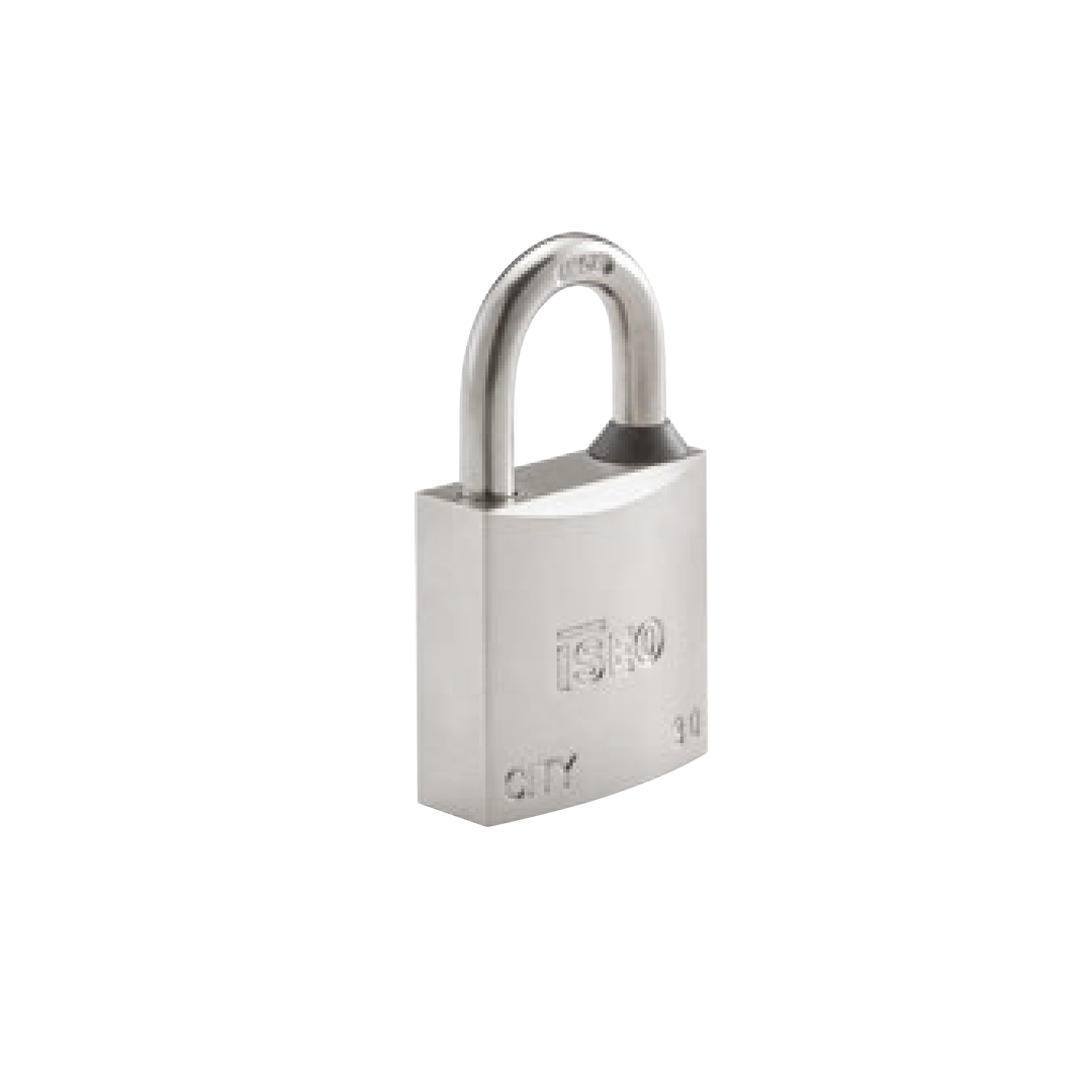 ISEO Messing-Vorhangschloss ADITUS Marine, gleichschließend