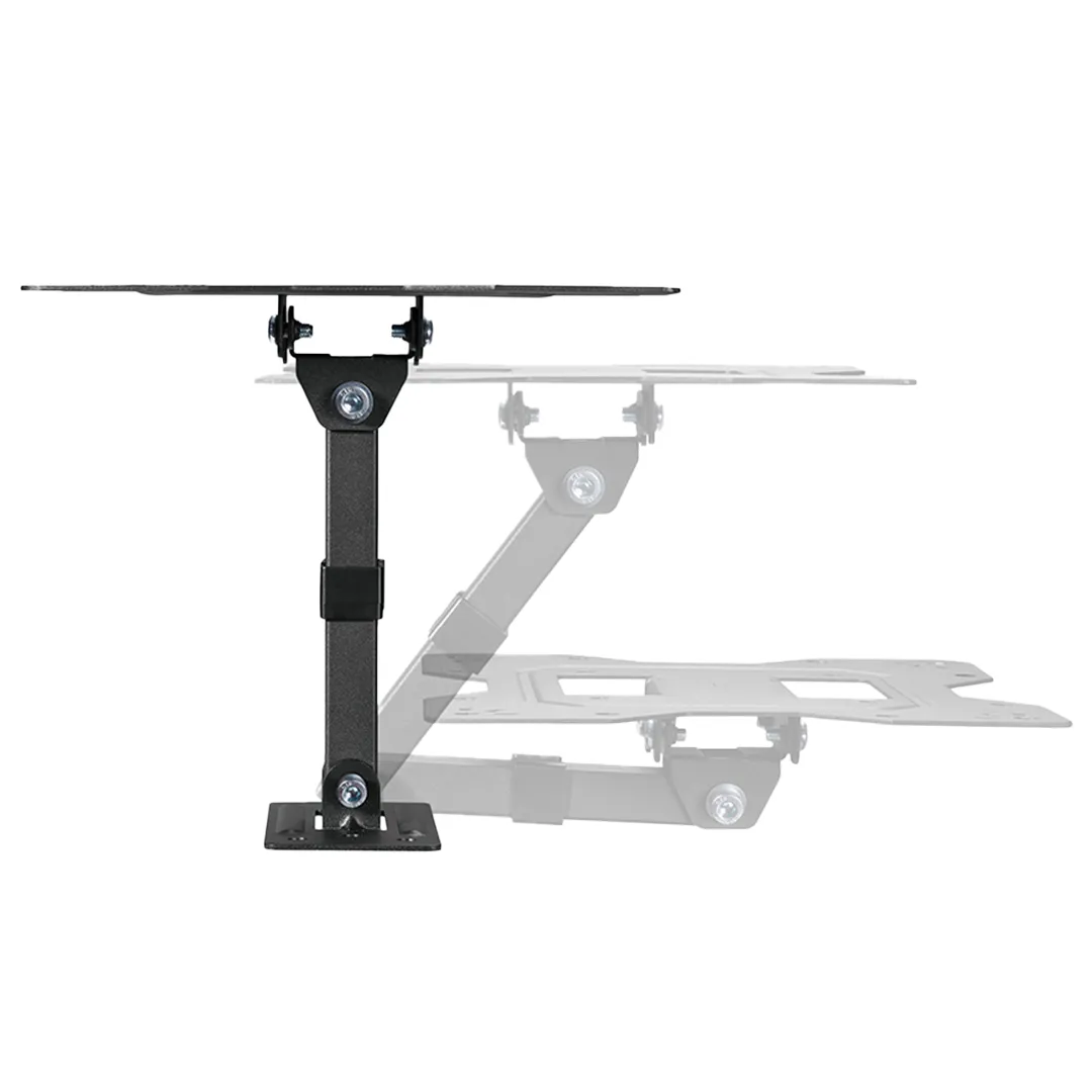 monitor arm, desk mount, adjustable arm, metal pole, vesa compatible