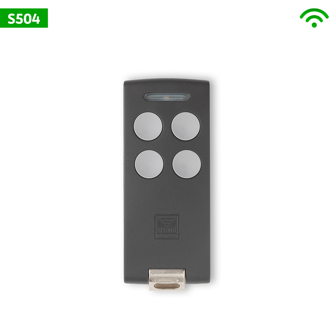 Fernbedienung, Remote, 4-Knopf, USB-Clip, Schwarz-Grau