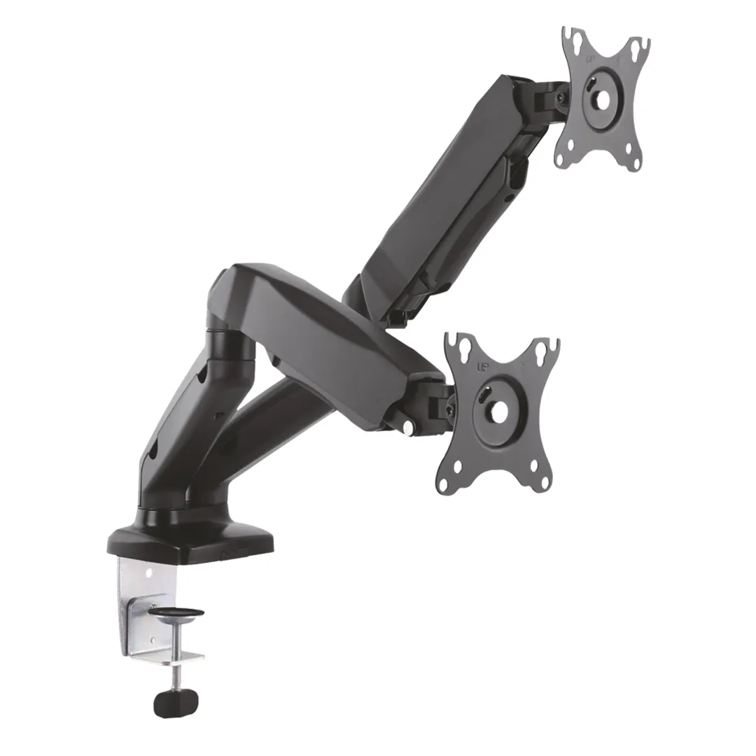 Monitorhalterung, Armhalterung, 2-arm, VESA-kompatibel, kabelarm