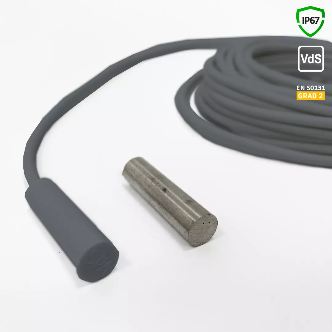 Magnetkontakt MSA-LZ mit Kabel 4 m, grau