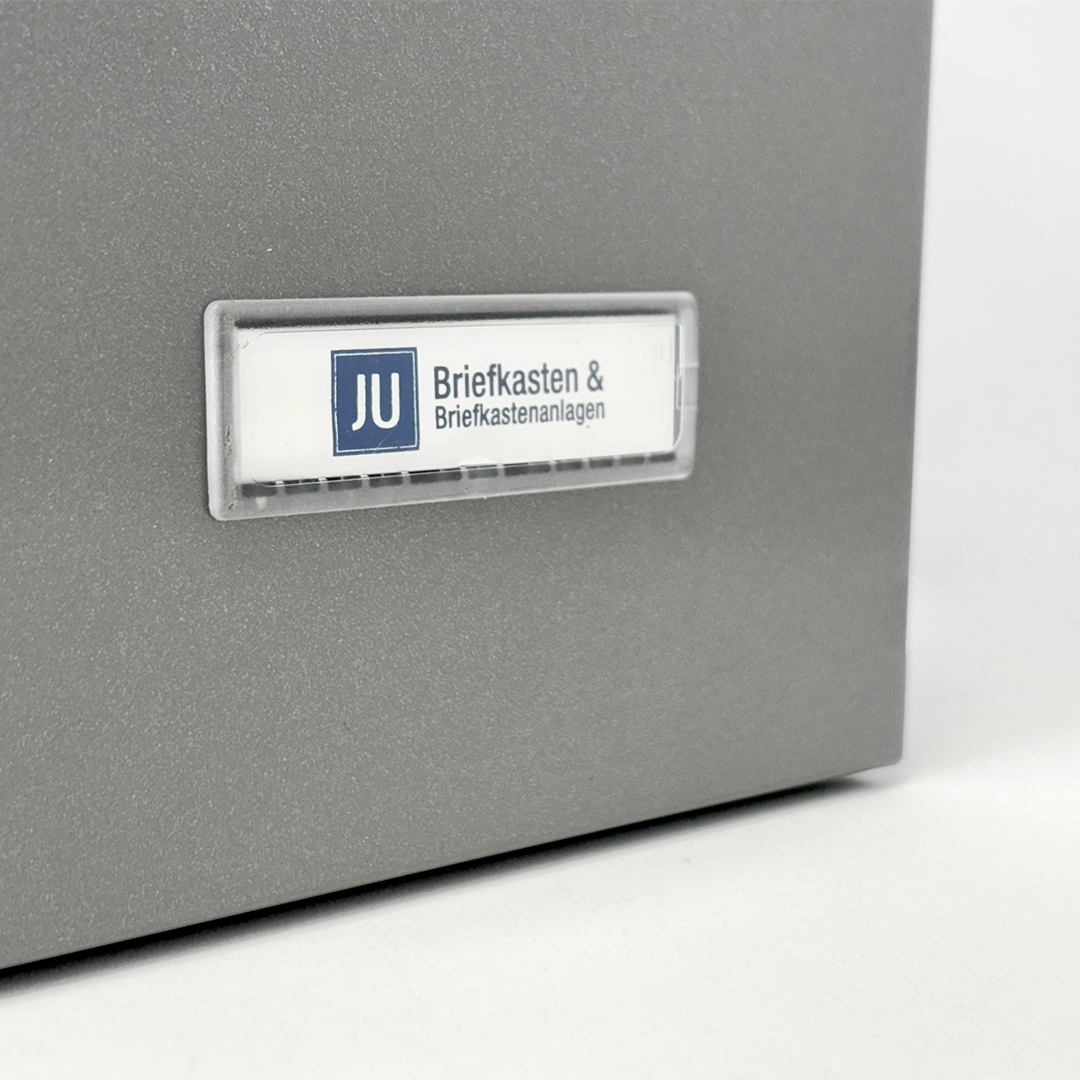 JU Einzelbriefkasten 03-116, graualuminium
