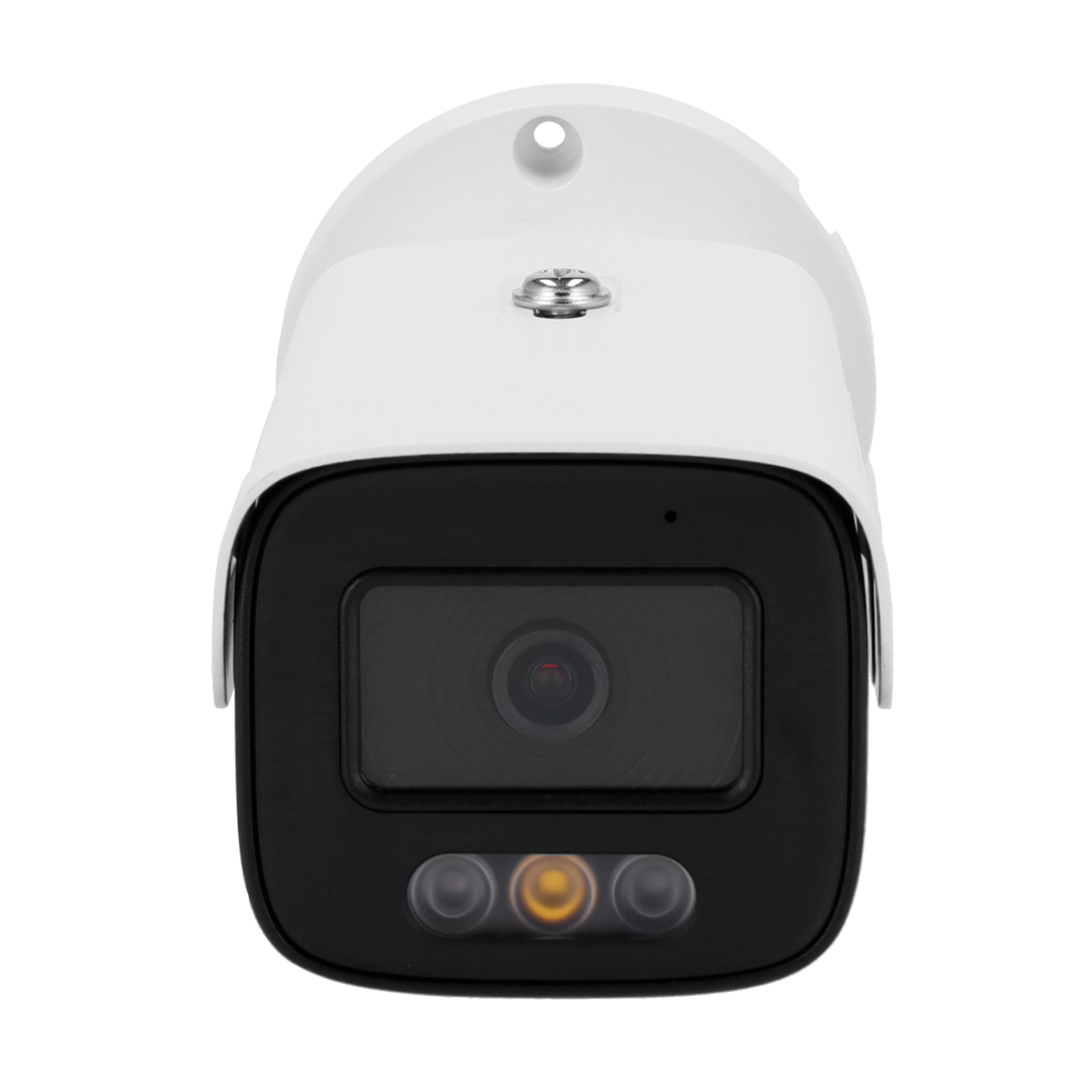 Sicherheitskamera, Außenkamera, IP-Kamera, Weißes Gehäuse, Weitwinkelobjektiv