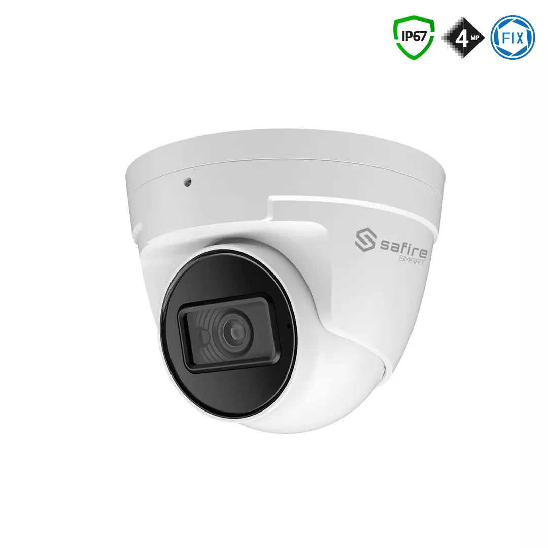 SAFIRE SMART 4MP Turret-Kamera mit Fix-Objektiv, IP SAFIRE SMART 4MP Turret-Kamera mit Fix-Objektiv, IP