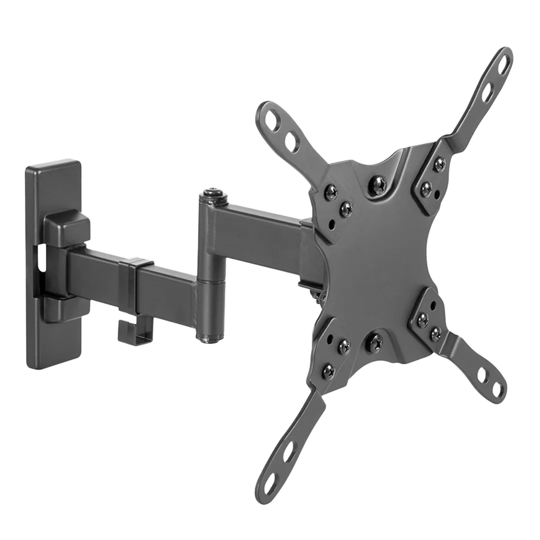 monitor-arm, tv-wall-mount, adjustable, metallic-gray, vesa-mount