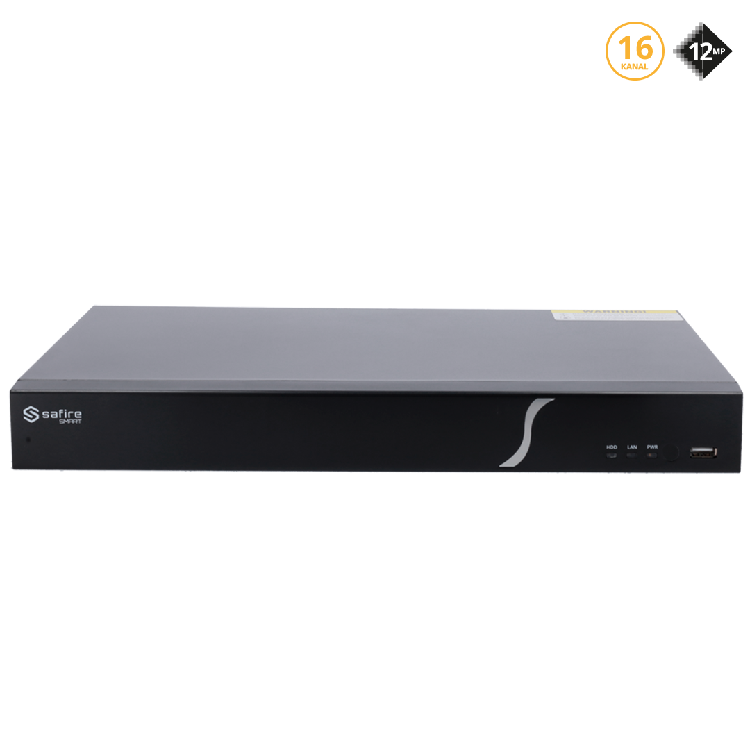 Netzwerk-Recorder, NVR, Festplatte, LAN, Stromversorgung