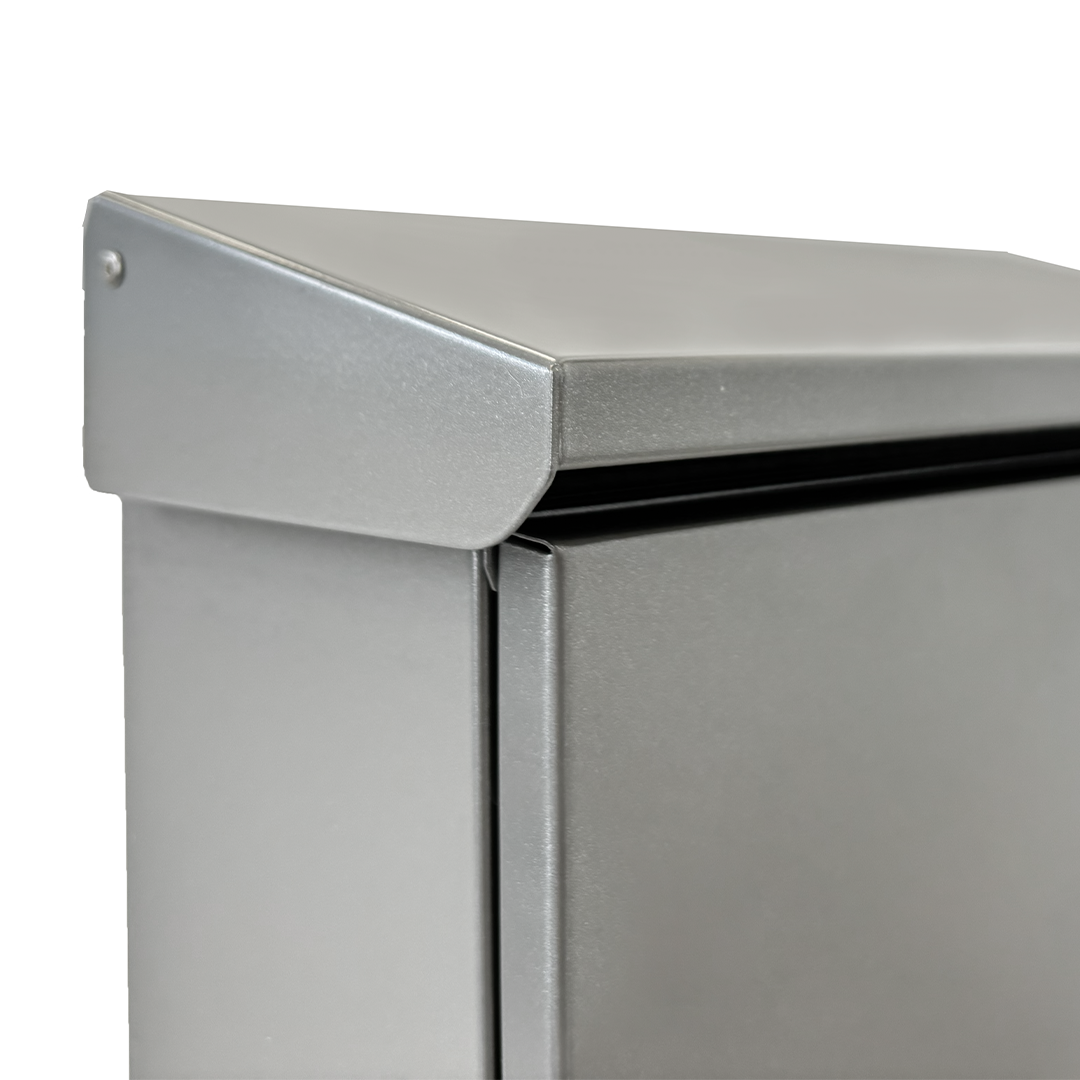 JU Einzelbriefkasten 03-116, graualuminium